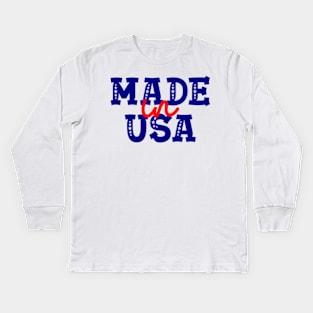 Made in USA Kids Long Sleeve T-Shirt